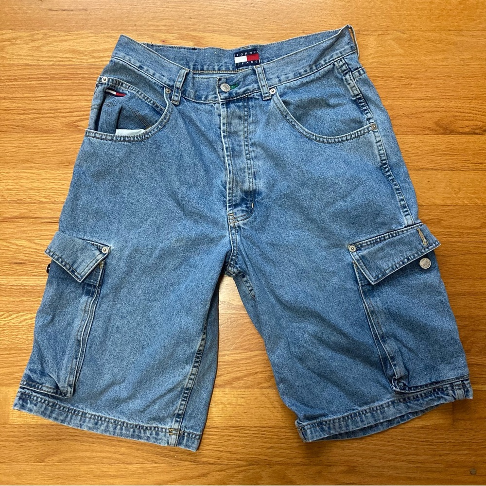 Vintage Tommy Hilfiger Jean Shorts 32 Flaw